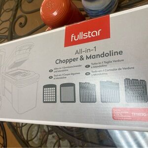 Fullstar All-in-1 Chopper & Mandoline - new open box